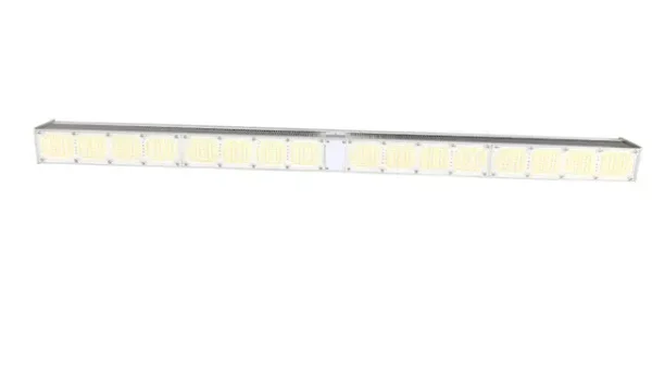 FXL-600W LED grow light side profile view